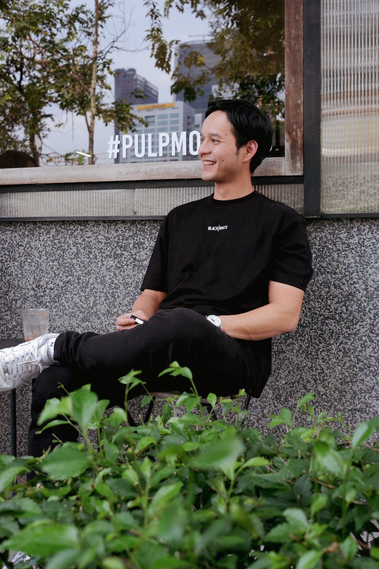 Black & White 230 GSM Oversized Fit