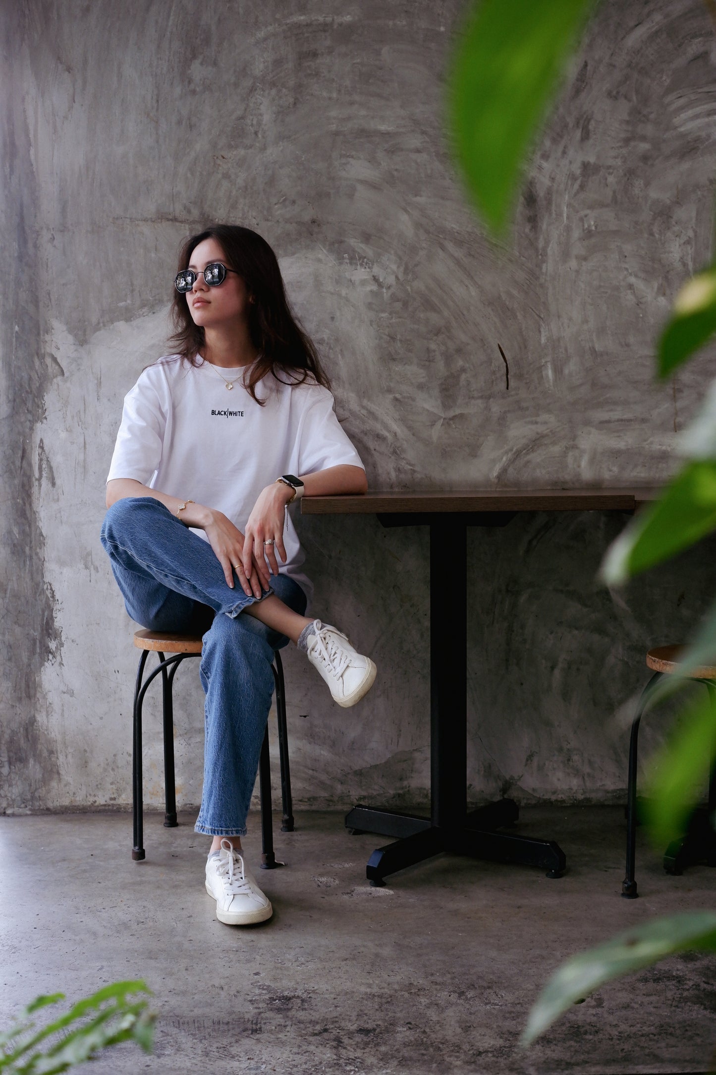 Black & White 230 GSM Oversized Fit