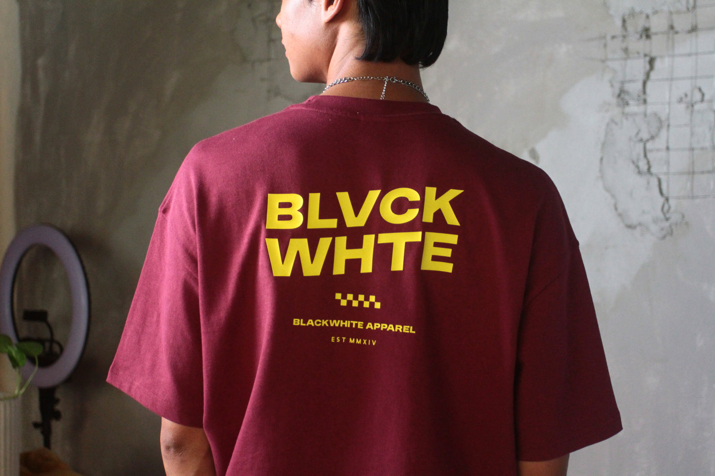 [NEW ARRIVAL] 300 GSM Premium Oversized Tees - Atelier Collection (Burgundy)
