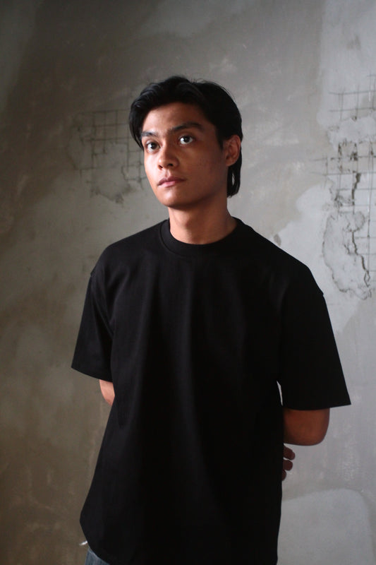 [NEW ARRIVAL] 300 GSM Premium Oversized Tees - Atelier Collection (Plain Black)