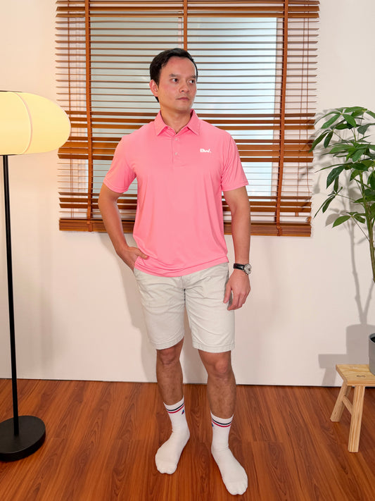 Club Collection - Court Polo (Salmon Pink)
