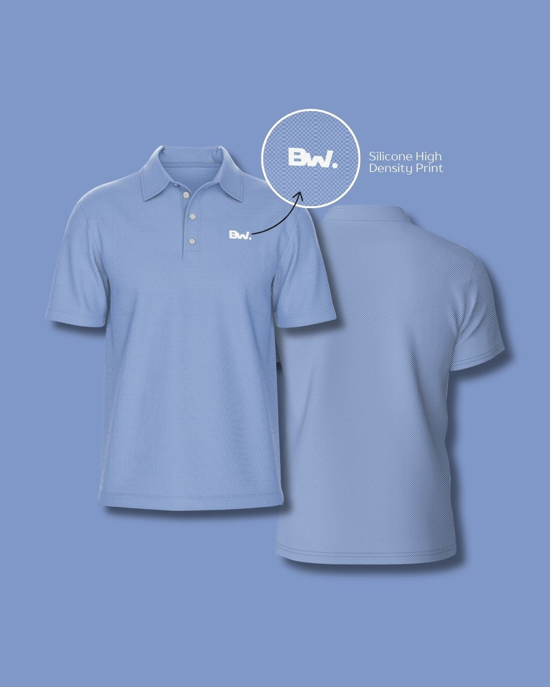 Club Collection - Court Polo (Sky Blue)