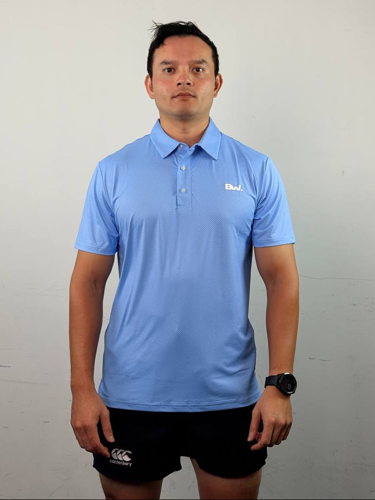 Club Collection - Court Polo (Sky Blue)