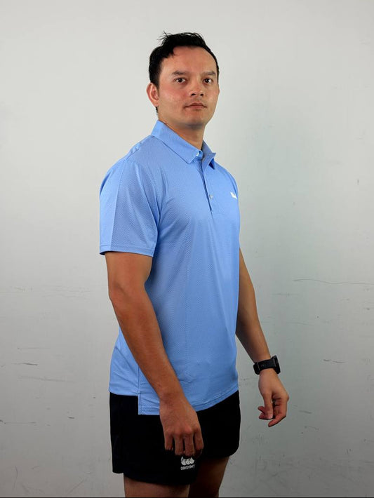 Club Collection - Court Polo (Sky Blue)