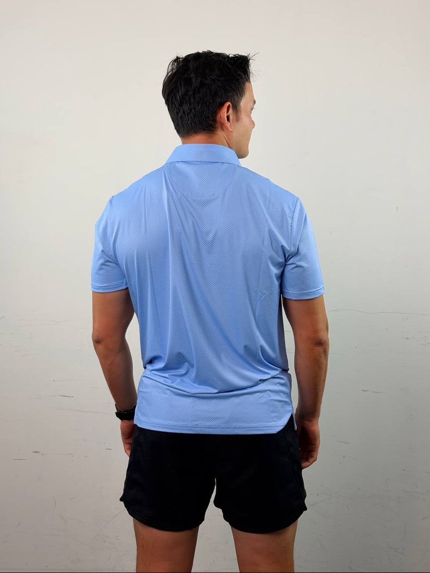 Club Collection - Court Polo (Sky Blue)