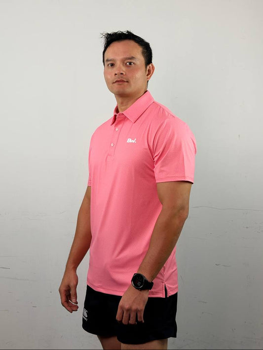 Club Collection - Court Polo (Salmon Pink)