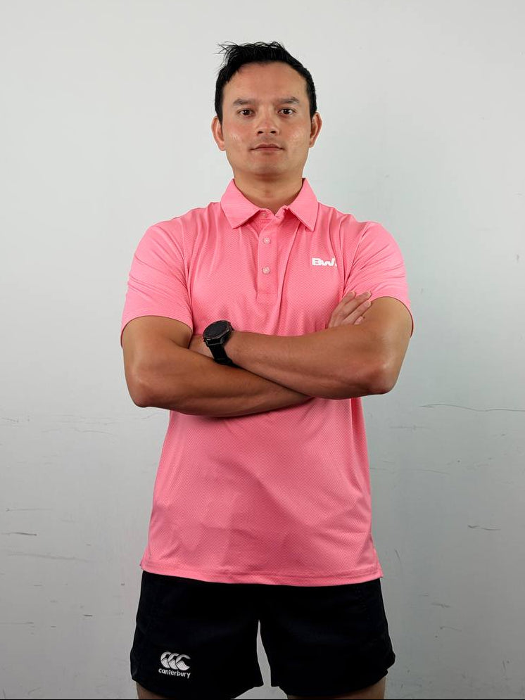 Club Collection - Court Polo (Salmon Pink)