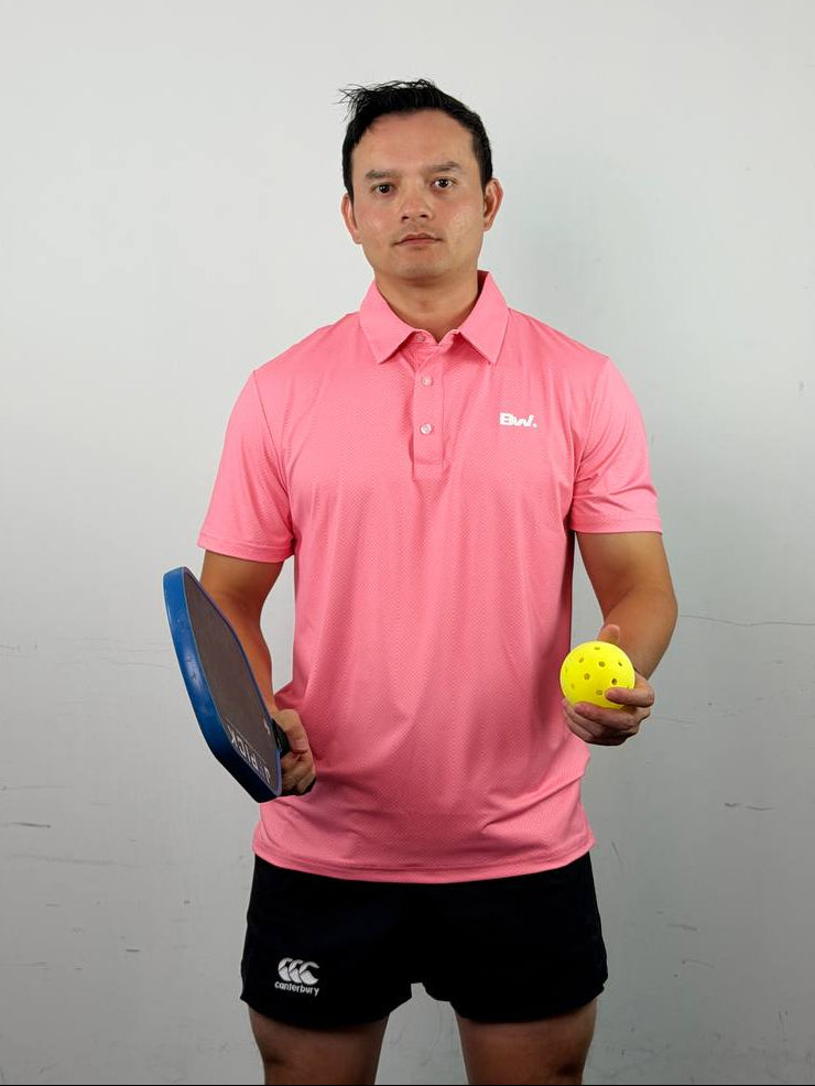 Club Collection - Court Polo (Salmon Pink)